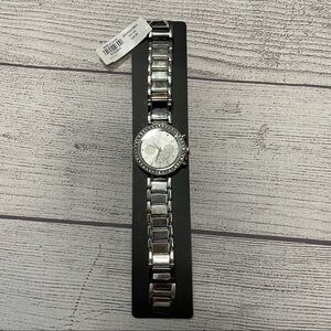 New York & Co. Silver Rhinestone Watch